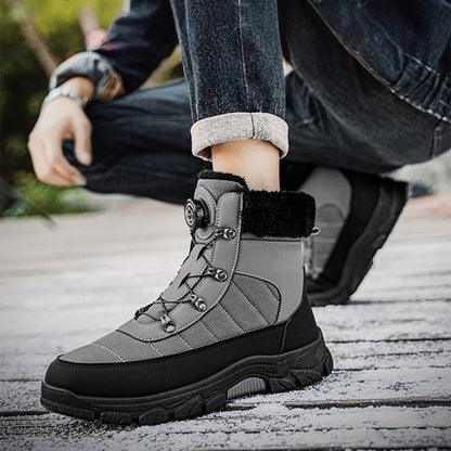 📢📢60% DE RÉDUCTION !!! ✨Bottes confortables pour hommes avec doublure en fausse fourrure douce