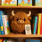 🔥🐂Peluche Vache Highland Soutien Émotionnel