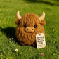 🔥🐂Peluche Vache Highland Soutien Émotionnel