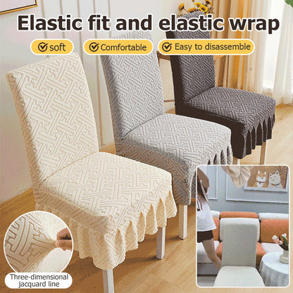 ⏳Offre à durée limitée : 58% de réduction💥Housse de chaise nouveau style avec coussin jacquard