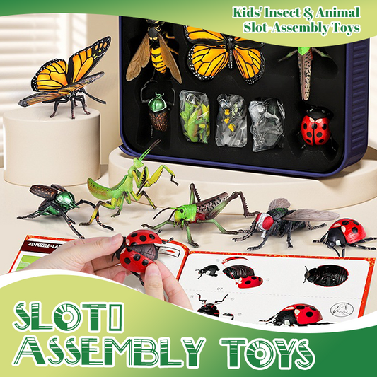 🐞 Black Friday : 50 % de réduction ! Modèles d’insectes & animaux 1:1 – Assemblage éducatif en 3 niveaux, vinyle sécurisé 🎁🔬