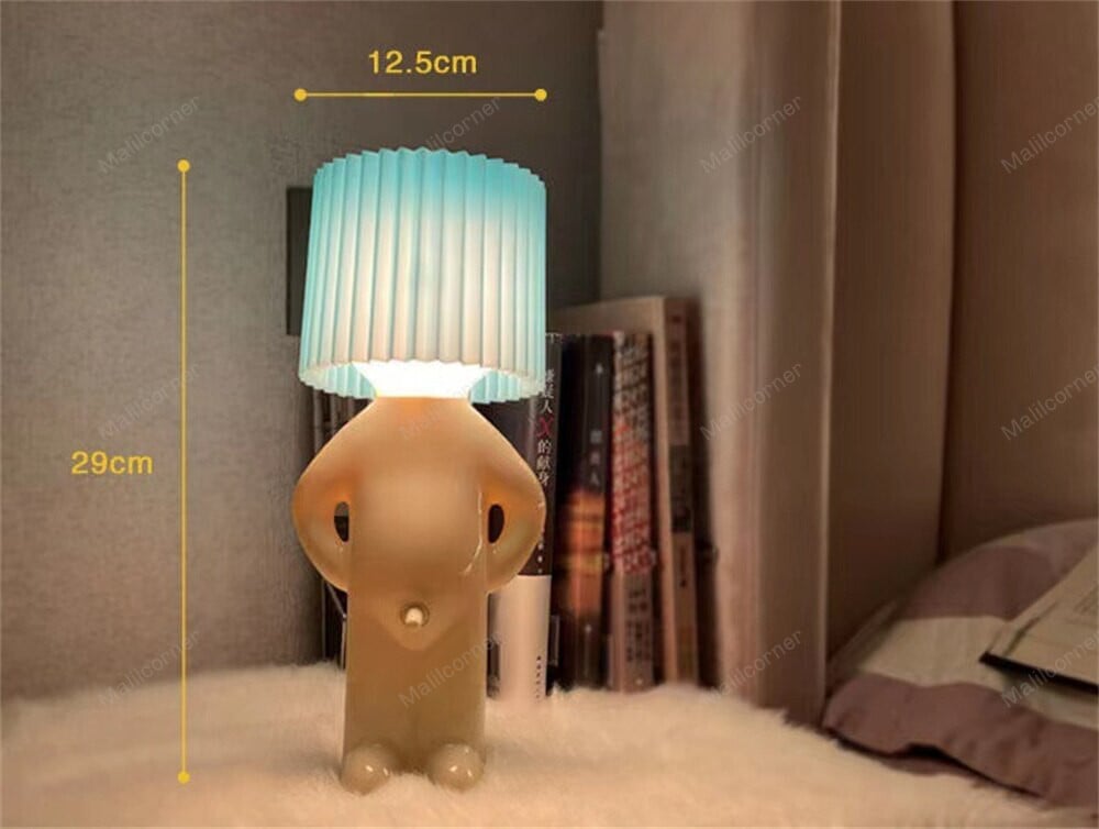 🎅60 % de réduction !🎁Lampe de table créative « Garçon coquin »