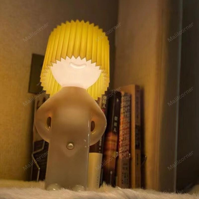 🎅60 % de réduction !🎁Lampe de table créative « Garçon coquin »