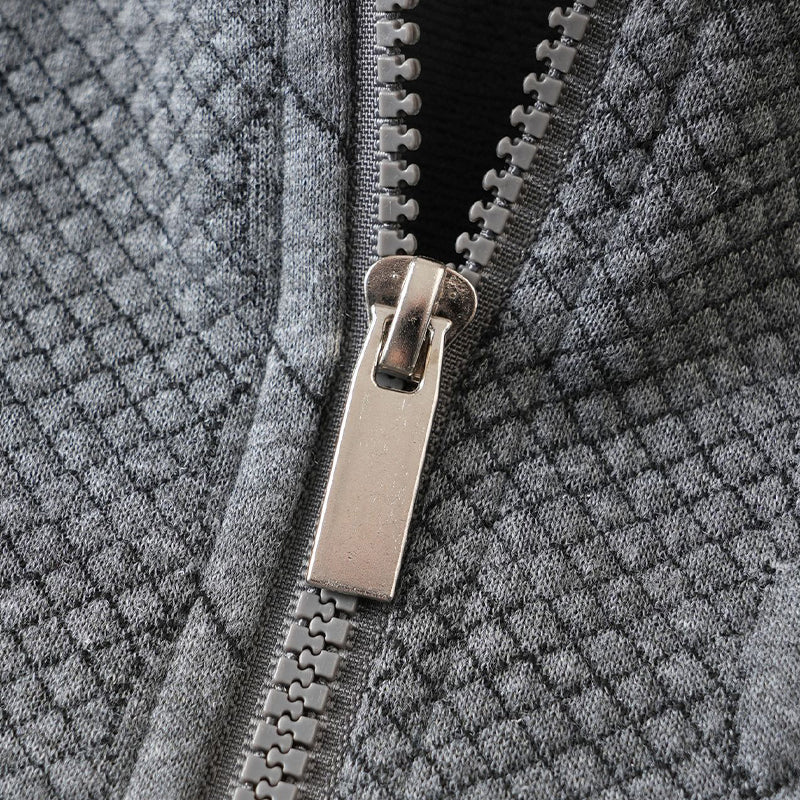 🔥Pull-over décontracté à demi-zip et à torsades pour homme