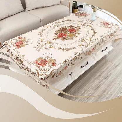 🌼 50% DE RÉDUCTION ! 🛡️ Nappe Imperméable & Oléofuge – Motif Floral Élégant, Facile à Nettoyer & Protection Totale 🍽️