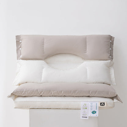 Oreiller Cervical Amovible et Souple à Double Couches
