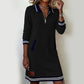 👑Nouveau produit - 50 % de réduction👗Robe à col et manches longues pour femme😍