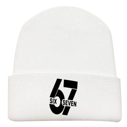 Bonnet graphique confortable et chaud numéro 67