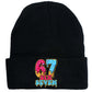 Bonnet graphique confortable et chaud numéro 67