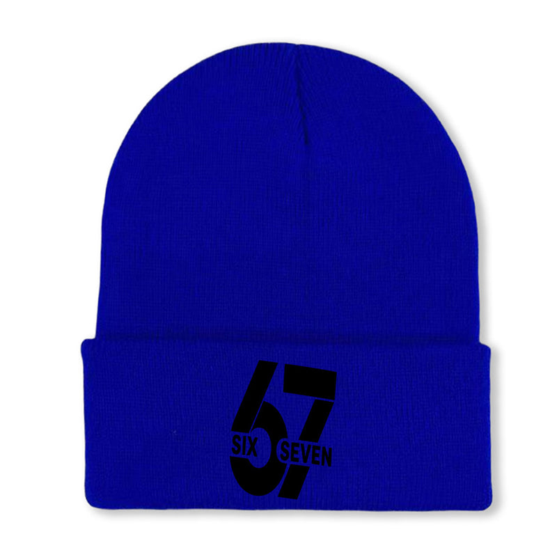 Bonnet graphique confortable et chaud numéro 67