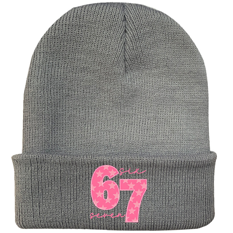 Bonnet graphique confortable et chaud numéro 67