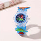 Montre lumineuse 3D Cartoon pour enfants