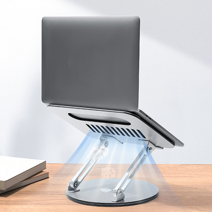 Support universel réglable pour ordinateur portable, pivotant à 360°