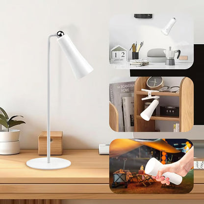 Lampe de bureau LED magnétique sans fil 4 en 1