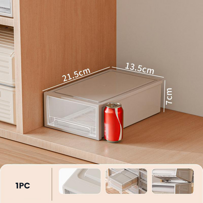 Boîte de rangement modulaire à tiroirs coulissants