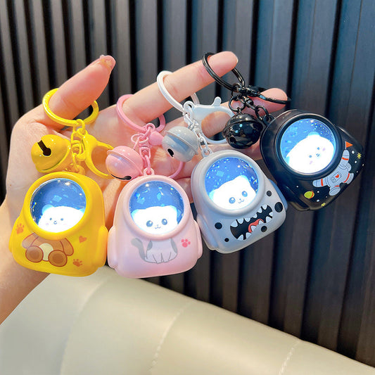 Pendentif porte-clés lumineux LED « Ciel étoilé »