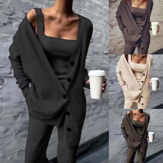 ✈️Livraison gratuite temporairement👗 Ensemble chic et confortable 3 pièces – une seule tenue, des looks infinis