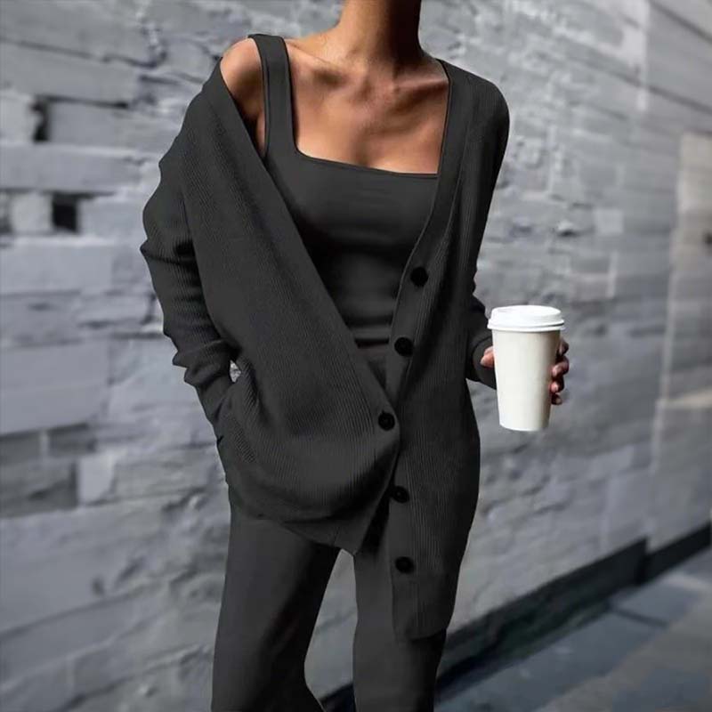 ✈️Livraison gratuite temporairement👗 Ensemble chic et confortable 3 pièces – une seule tenue, des looks infinis