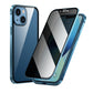 Coque de téléphone entièrement protectrice en verre trempé double face
