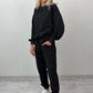 Ensemble 2 pièces pour femme comprenant un pull chaud et un pantalon