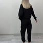 Ensemble 2 pièces pour femme comprenant un pull chaud et un pantalon