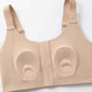 Soutien-gorge sans coutures confortable pour femmes, fermeture à glissière sur le devant