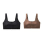 Soutien-gorge sans coutures confortable pour femmes, fermeture à glissière sur le devant