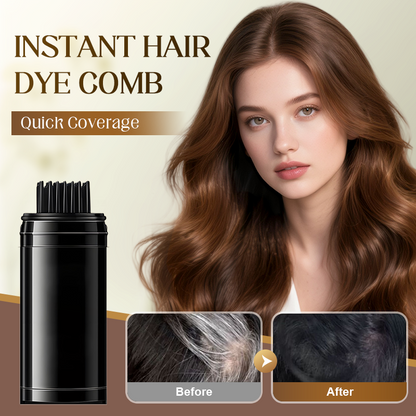 💇‍♀️ ACHETEZ 2, OFFERT 1 ! 🎉 Colorant Instantané Racines Grises – Résultat en 3 Secondes, Soin Végétal & Sans Ammoniac 🌿📦