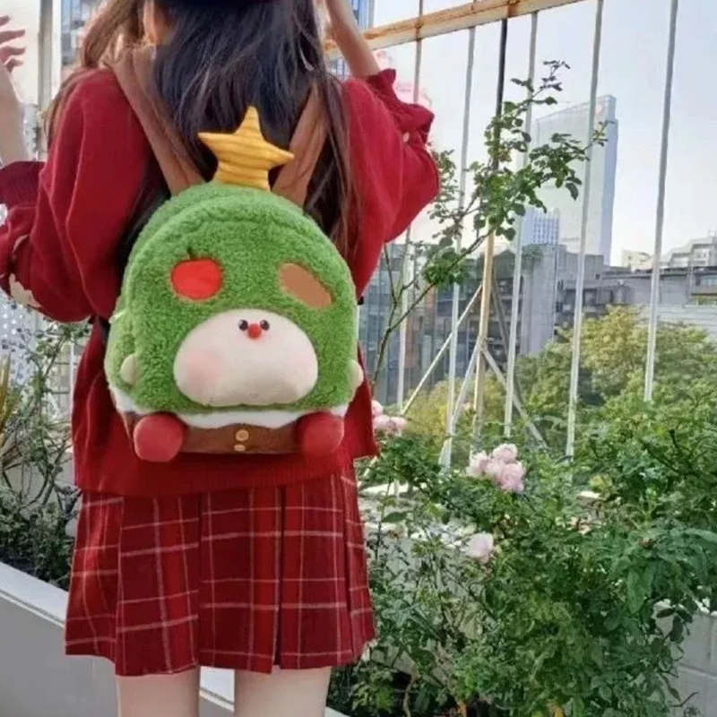 Sac à dos fantaisie avec personnage en peluche