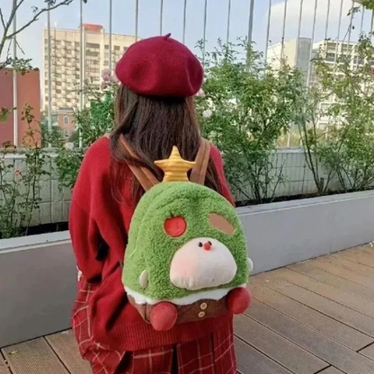 Sac à dos fantaisie avec personnage en peluche