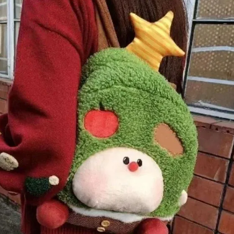 Sac à dos fantaisie avec personnage en peluche