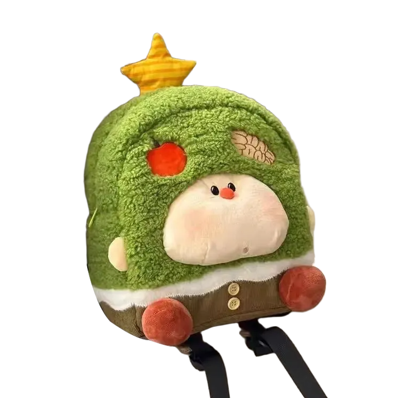 Sac à dos fantaisie avec personnage en peluche