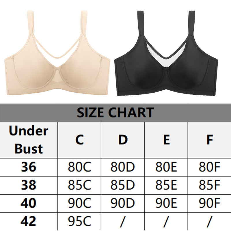 🏆 Dernier jour, prix spécial : 24,99 € 💐 Soutien-gorge élégant, transparent et couvrant pour femmes, grandes tailles