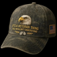 Casquette de baseball ajustable brodée d'un aigle patriotique