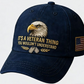 Casquette de baseball ajustable brodée d'un aigle patriotique