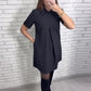 ⏳Livraison gratuite pour une durée limitée !🚛💃Mini-robe élégante à la coupe parfaite et au col raffiné✨