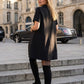 ⏳Livraison gratuite pour une durée limitée !🚛💃Mini-robe élégante à la coupe parfaite et au col raffiné✨