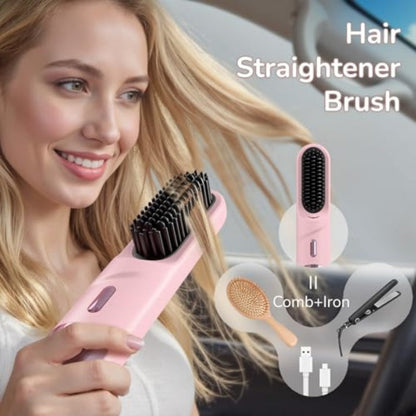Brosse lissante portable sans fil