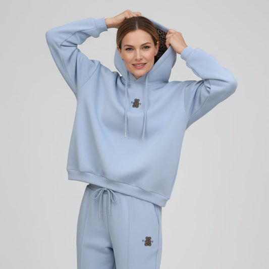 🐆 50% DE RÉDUCTION ! 🔥 Sweat à Capuche Décontracté pour Femme avec Doublure Léopard – Doublure Chaude, Imprimé Tendance & Quotidien 🛍️