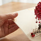 Carte de vœux en 3D avec arbre en forme de cœur