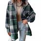 🎉 Last Day Promotion-50% OFF 🧥Women’s Classic Cozy Plaid Hooded Jacket