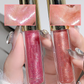 Gloss à lèvres hydratant et pailleté haute brillance