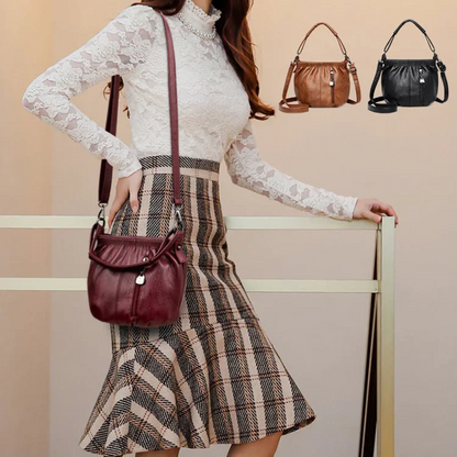 👜 60% DE RÉDUCTION ! 💼 Sac à Main Cube en Cuir – Design Plissé Élégant, Léger & Polyvalent ✨