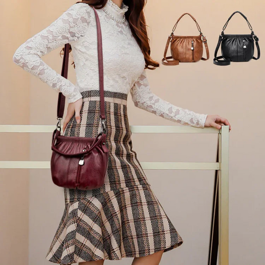 👜 60% DE RÉDUCTION ! 💼 Sac à Main Cube en Cuir – Design Plissé Élégant, Léger & Polyvalent ✨