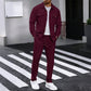 🔥 61 % DE RÉDUCTION ! ⏰ Ensemble homme veste boutonnée + pantalon en maille alvéolée – Coupe ample, tissu respirant & style casual élégant 👕👖