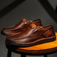 🧱 Confort Tout au Long de la Journée | Chaussures en Cuir de Veau Classiques pour Homme 👞【-50%】