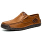 🧱 Confort Tout au Long de la Journée | Chaussures en Cuir de Veau Classiques pour Homme 👞【-50%】