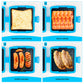Four à micro-ondes, grille-pain et appareil à sandwich