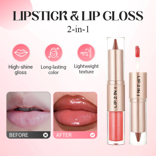 💥🎁 DERNIER JOUR – ACHETEZ 1, OBTENEZ 1 GRATUIT !! 🔥 Rouge à lèvres mat & gloss 3-en-1