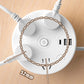 Barre-prise rétractable avec crochet et ports USB